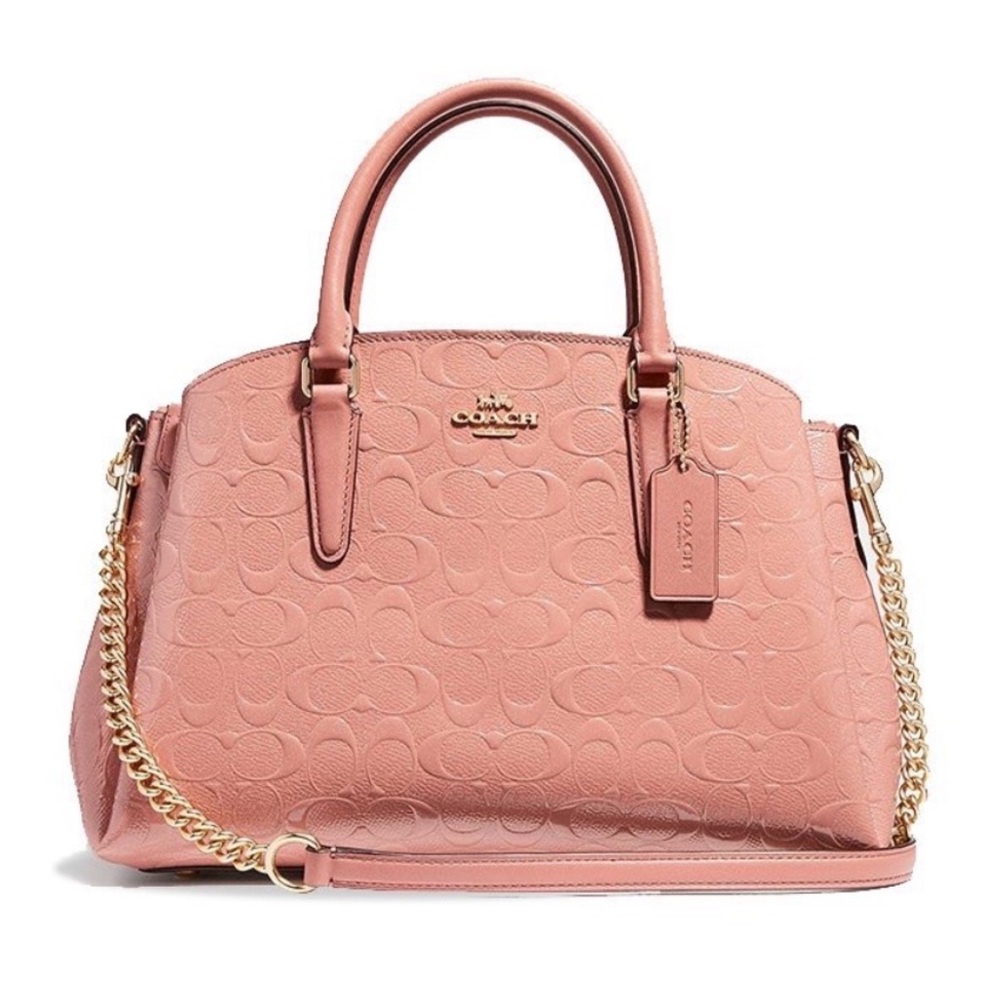 Coach Sage Carryall Blush Coral Pink